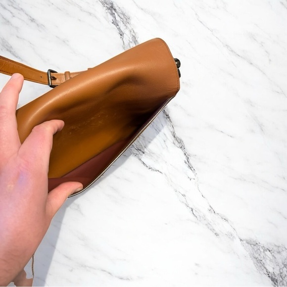 Coach Tan Leather Shoulder Bag - Picture 8 of 16